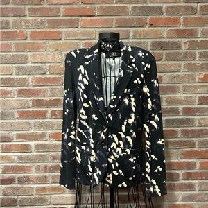 Tart Blazer Black, Blue, Cream & Lavender Size Medium